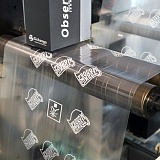 Printing on roll film materials